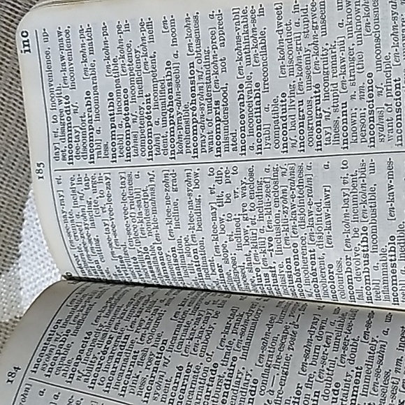 1955 Latin-English Dictionary &  1974 French-English/English-French Dictonary - Picture 10 of 16